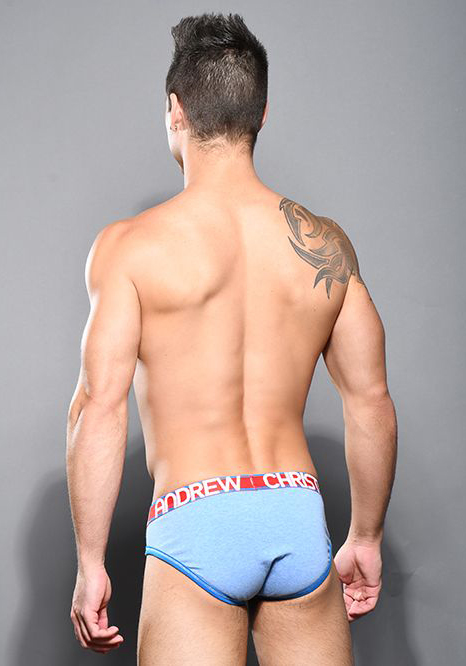 Andrew Christian Almost Naked Cotton Brief | Athletic Blue
