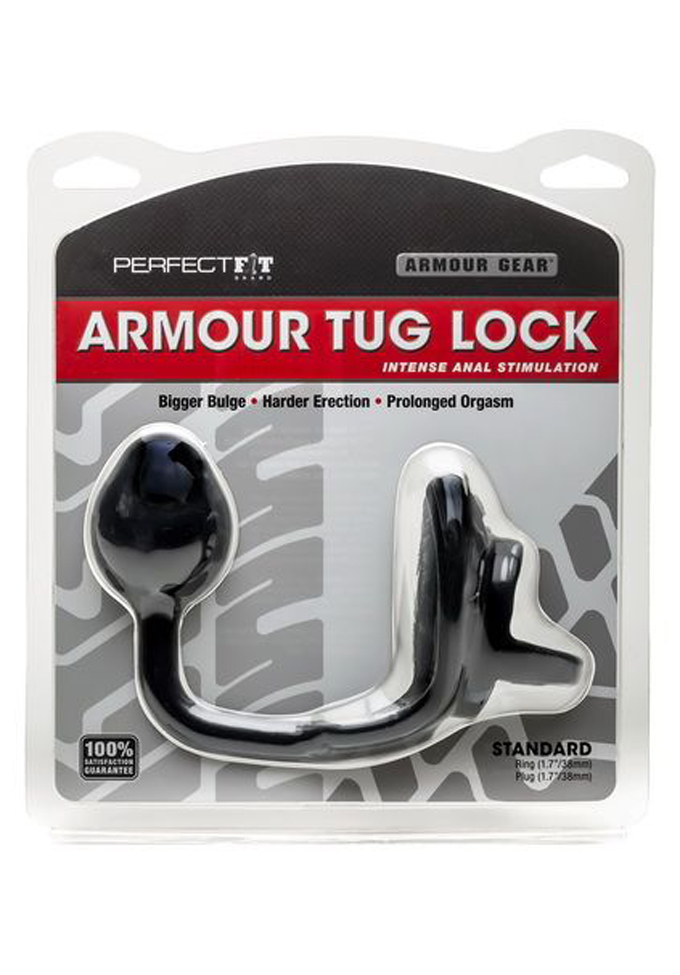 Perfect Fit Armour Tug Lock - Cockring & Anal Plug