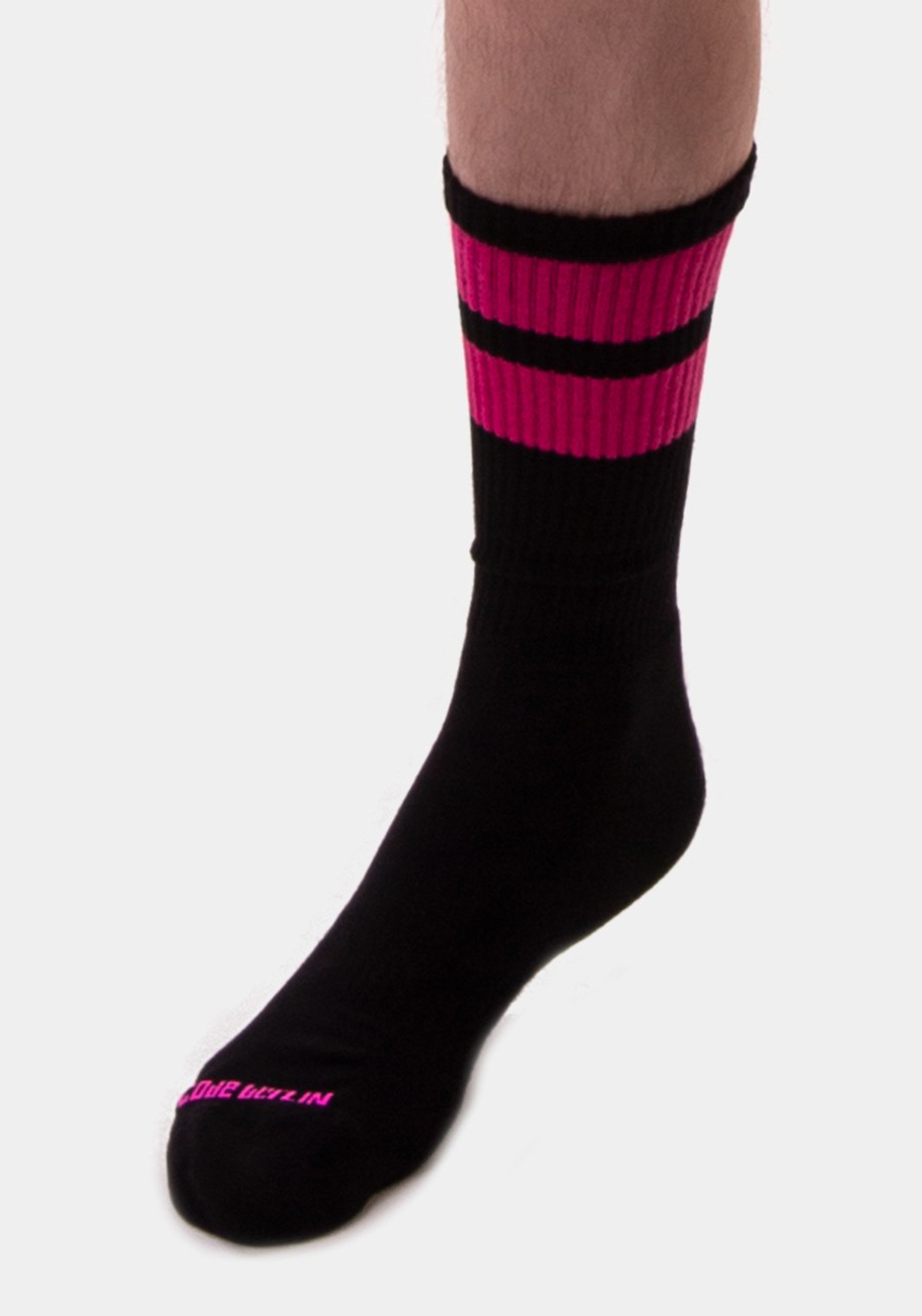 Barcode Berlin Gym Socks | Black/Pink