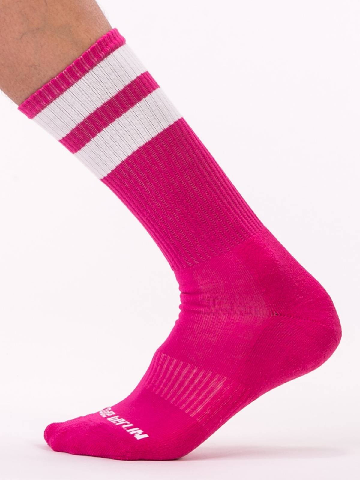 Barcode Berlin Gym Socks | Pink/White