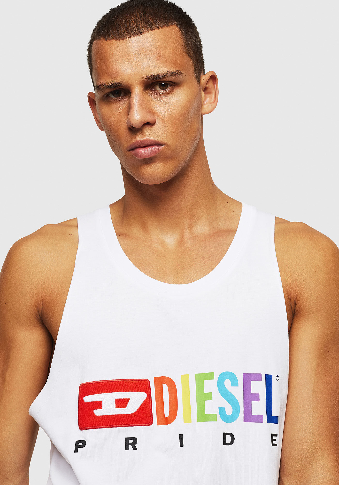 Diesel BMOWT Pride Tank Top White Diesel BMOWT Pride Tank Top White
