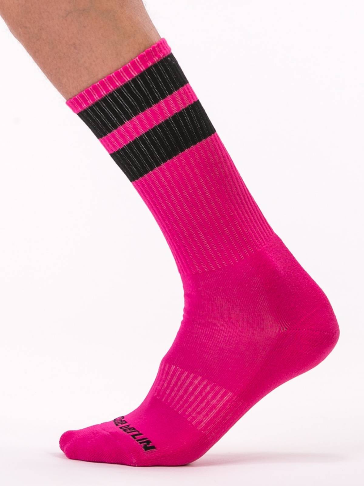 Barcode Berlin Gym Socks | Pink/Black