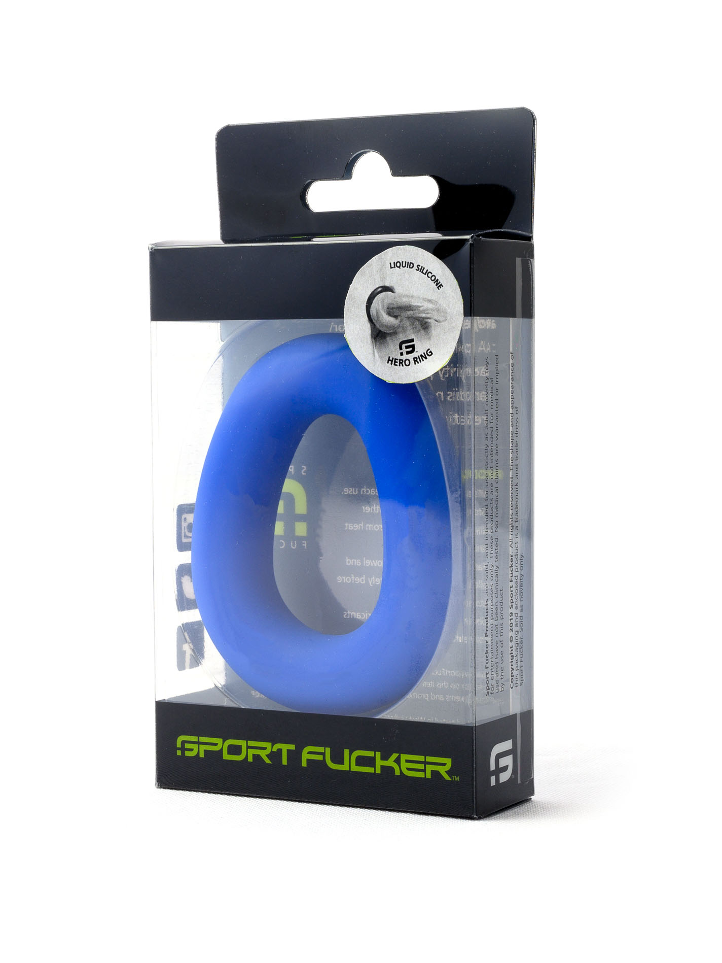 Sport Fucker: Liquid Silicone Hero Ring | Blue