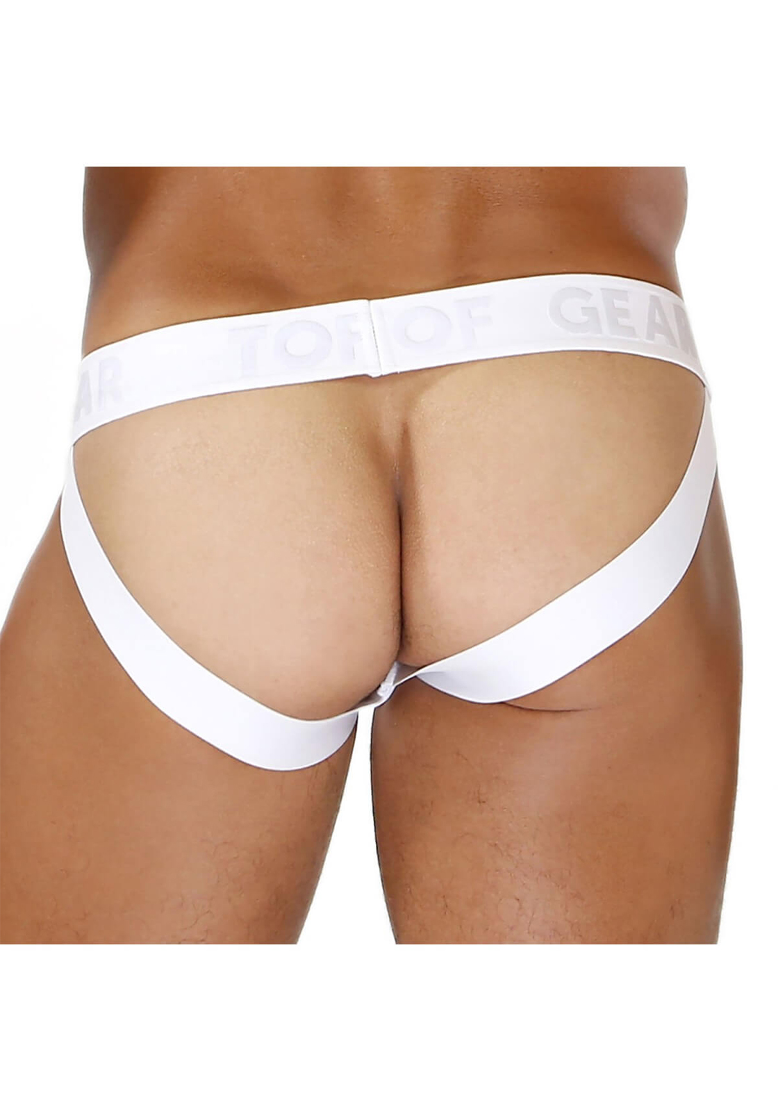 TOF Bulge Mesh Jock | White TOF Bulge Mesh Jock | White