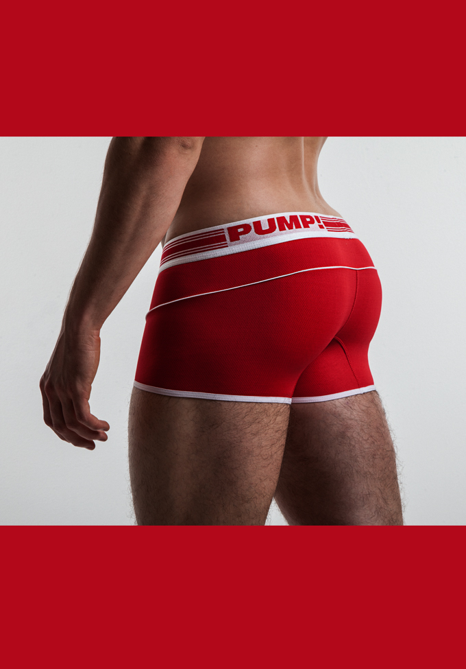PUMP! Free-Fit Boxer | Red