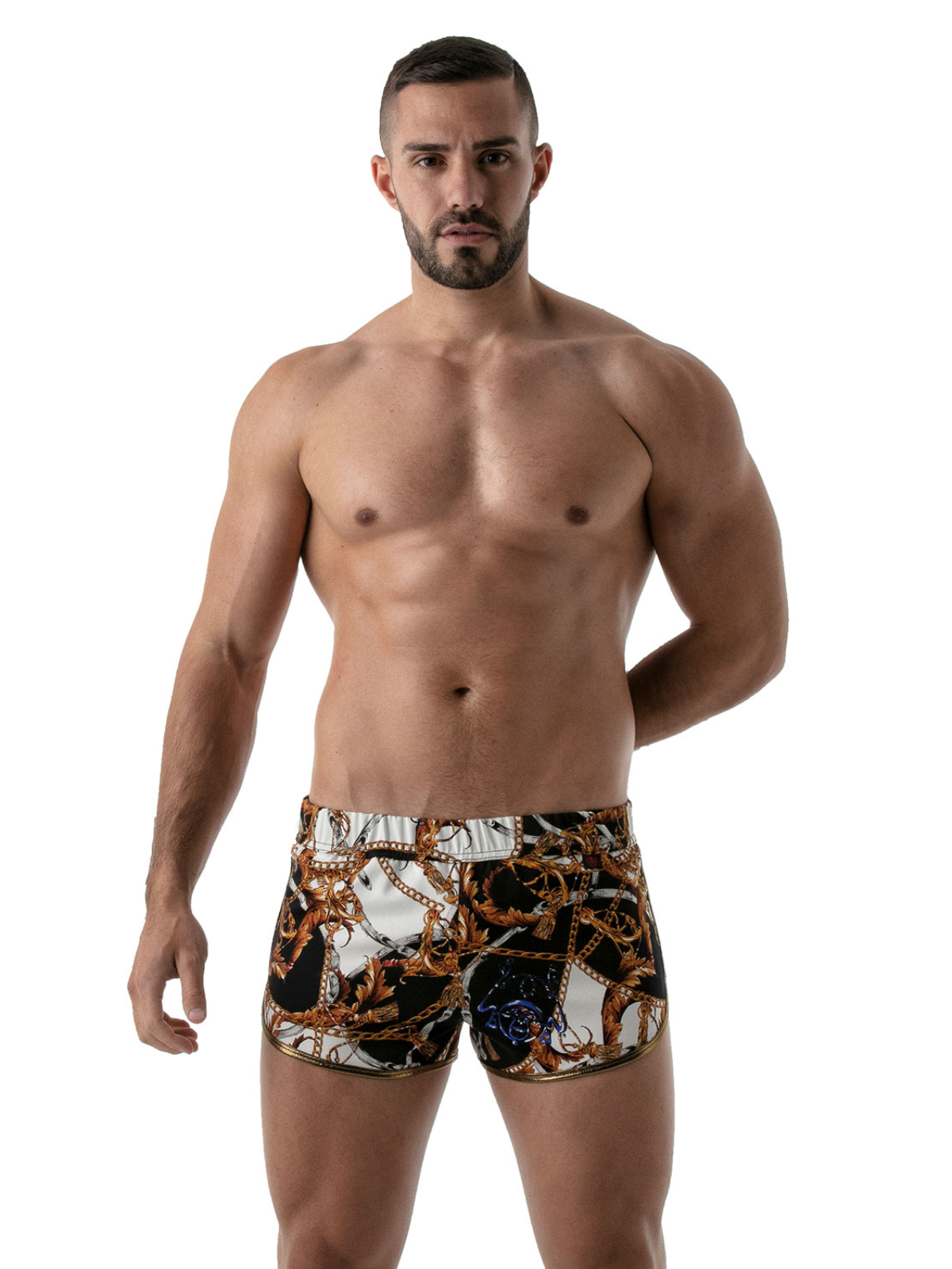 TOF Baroque Shorts | Gold