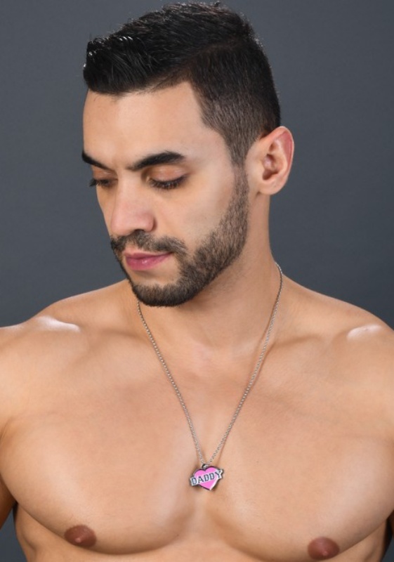 Andrew Christian Pink Daddy Pendant - Kette mit Anhänger