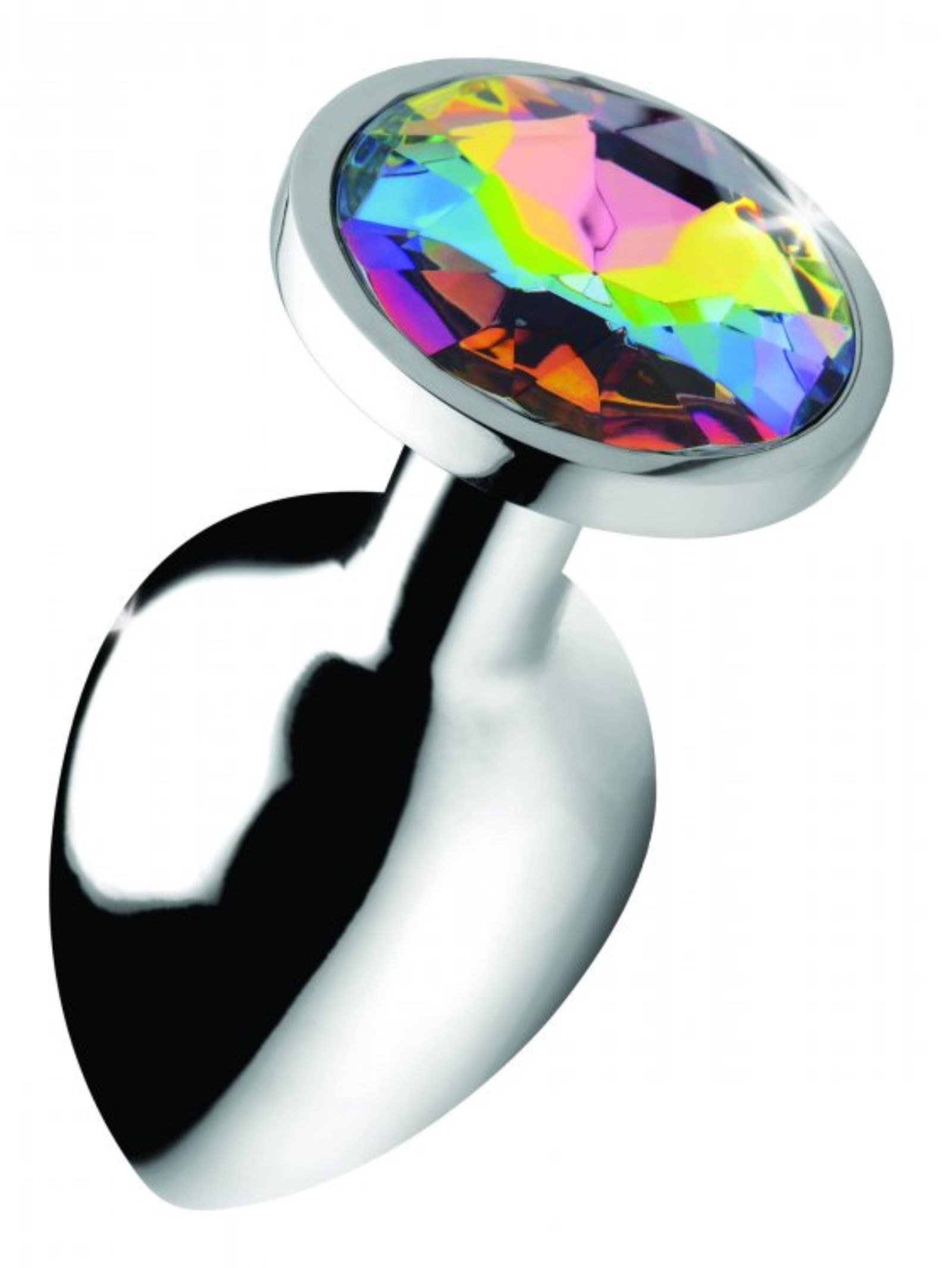 XR Brands: Rainbow Prism Gem Anal Plug | Large