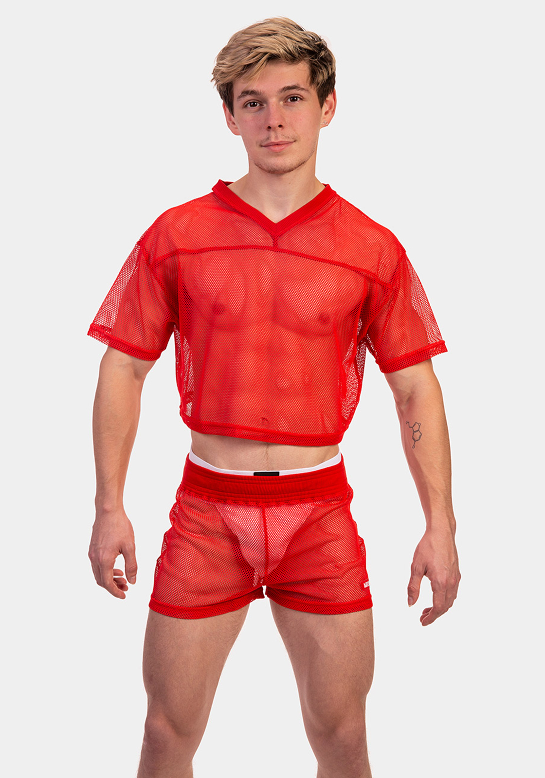Barcode Berlin Mesh T-Shirt Ferry | Red Barcode Berlin Mesh T-Shirt Ferry | Red