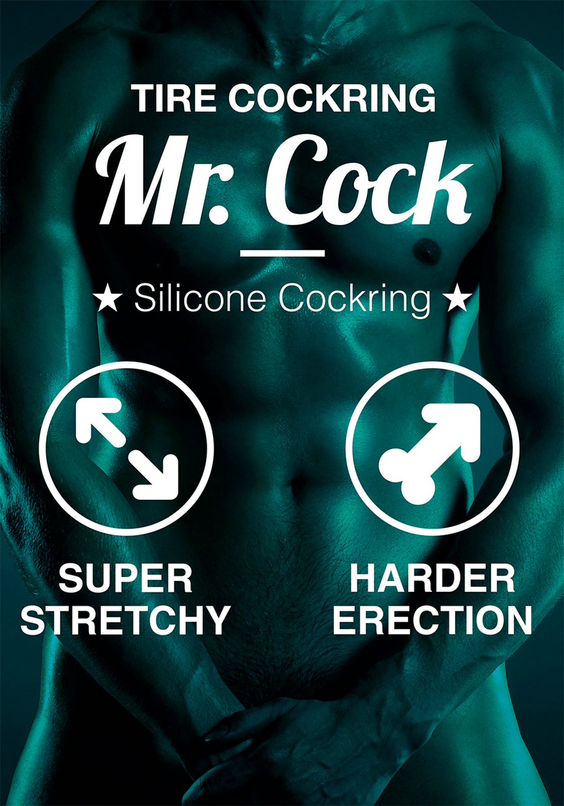 Tire Silicone Cockring | Black