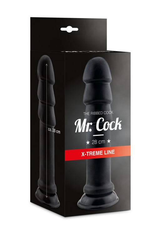 Mr. Cock: XXL Plug The Ribbed Cock 28 cm