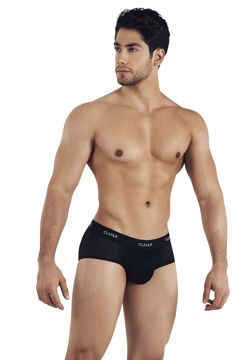 Clever Alaska Piping Brief | Black