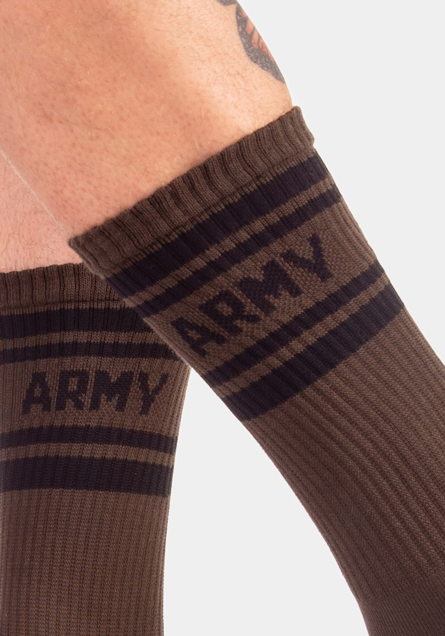 Barcode Berlin Camp Socks Army Barcode Berlin Camp Socks Army