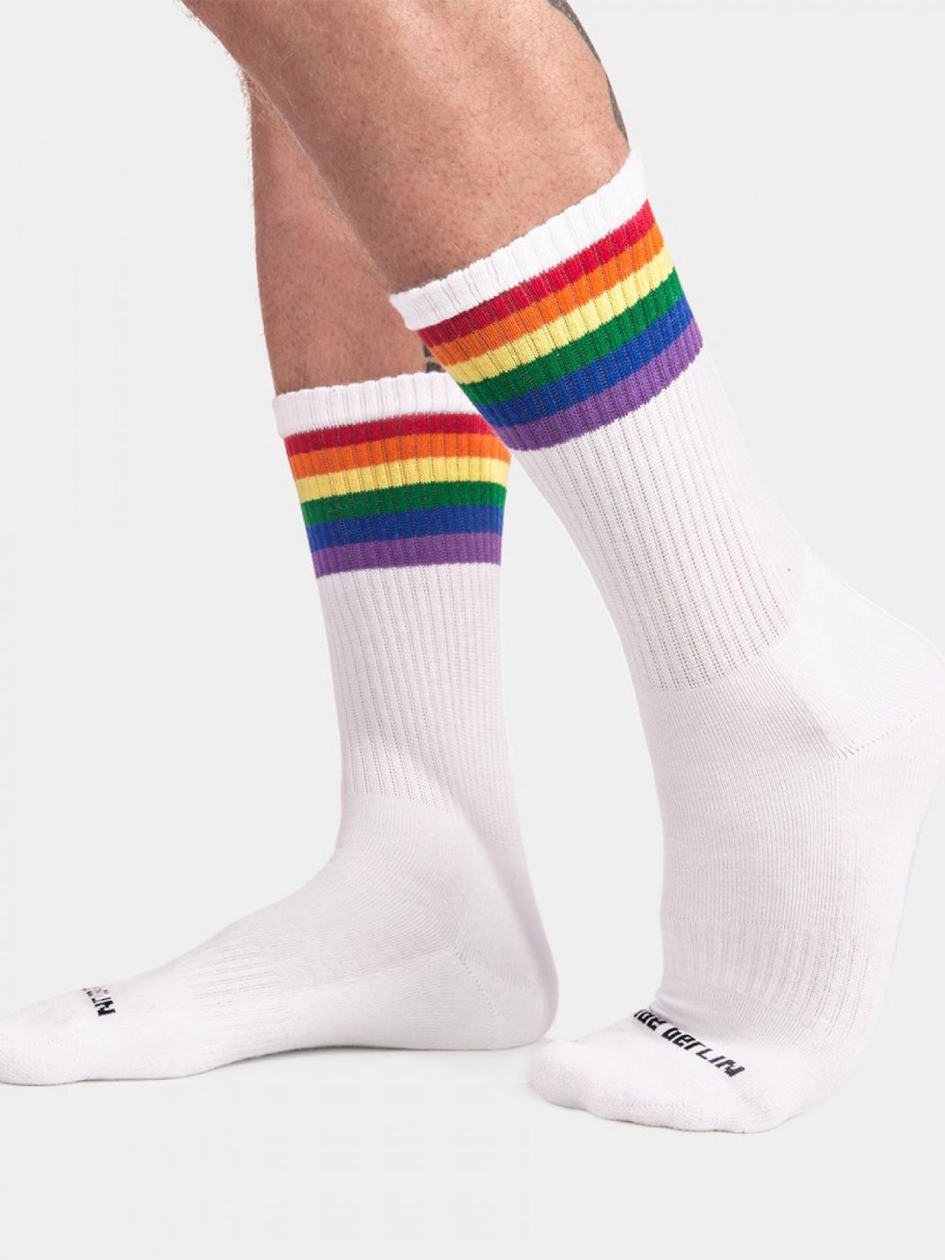 Barcode Berlin Pride Gym Socks | White