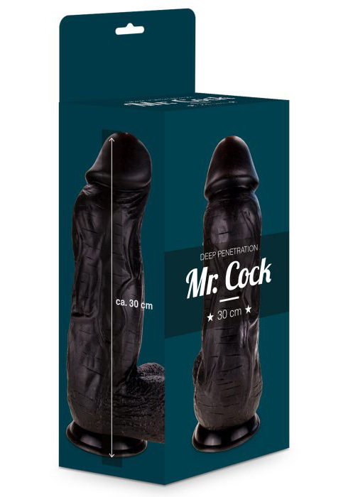 Mr. Cock: XXL Dildo 30 cm (black)