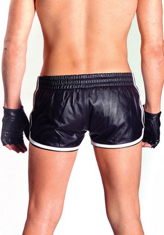 Mr. B Leder Sport Shorts | Black