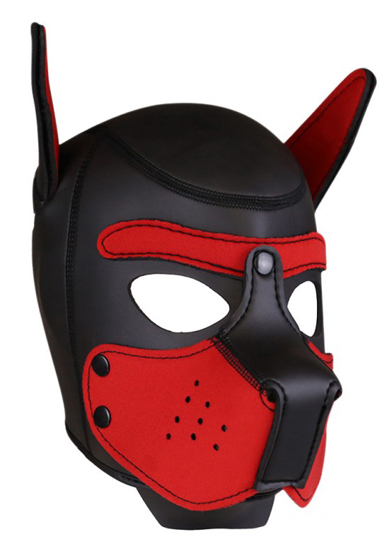 Rude Rider Neopren Puppy Maske Rot | S - M