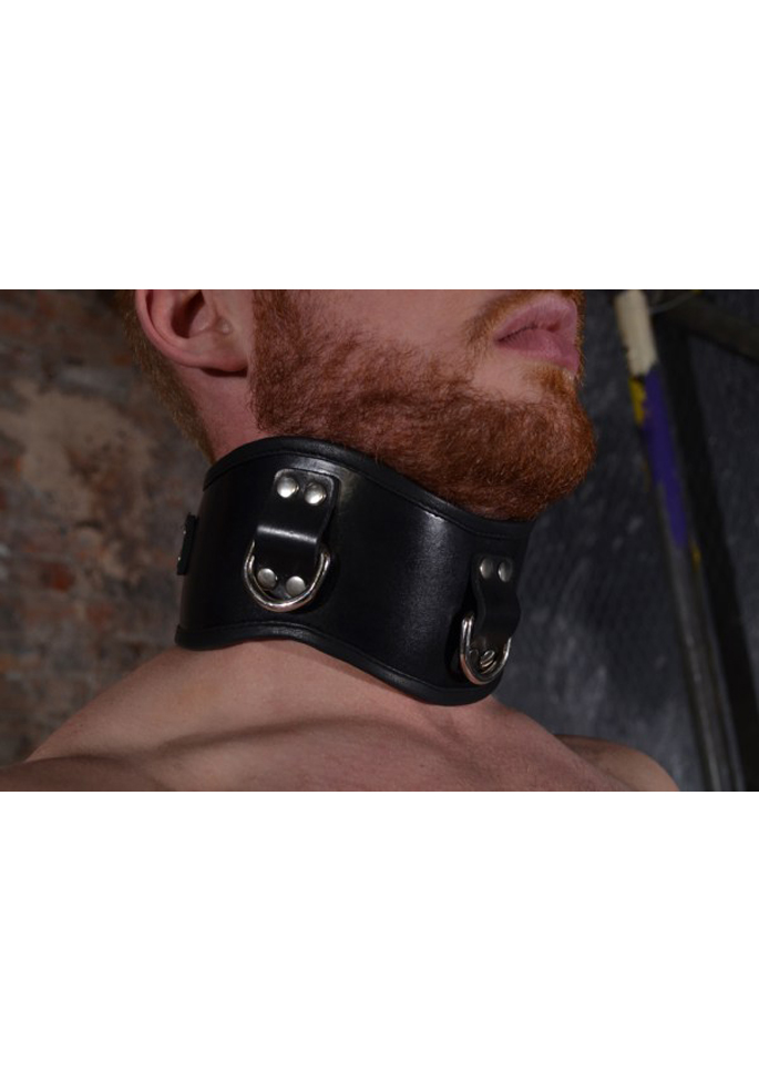 Rouge Leder Bondage-Halskrause