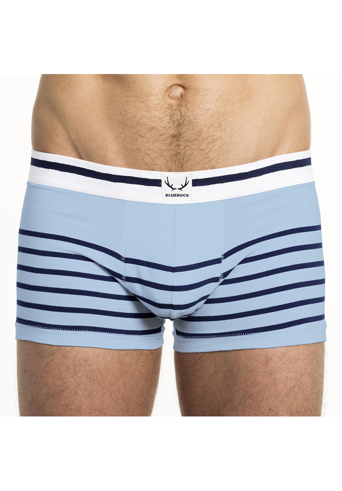 Bluebuck Nautical Stripes Trunk | Sky