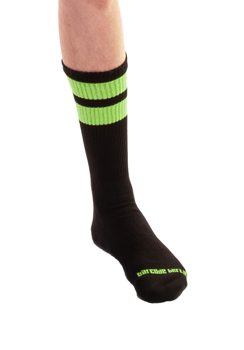 Barcode Berlin Gym Socks | Black/Green