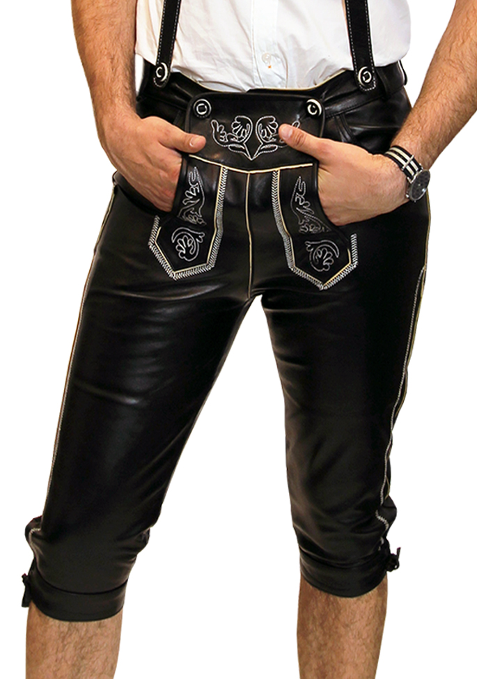 Bockle Bavaria Gay Black Lederhose Bockle Bavaria Gay Black Lederhose