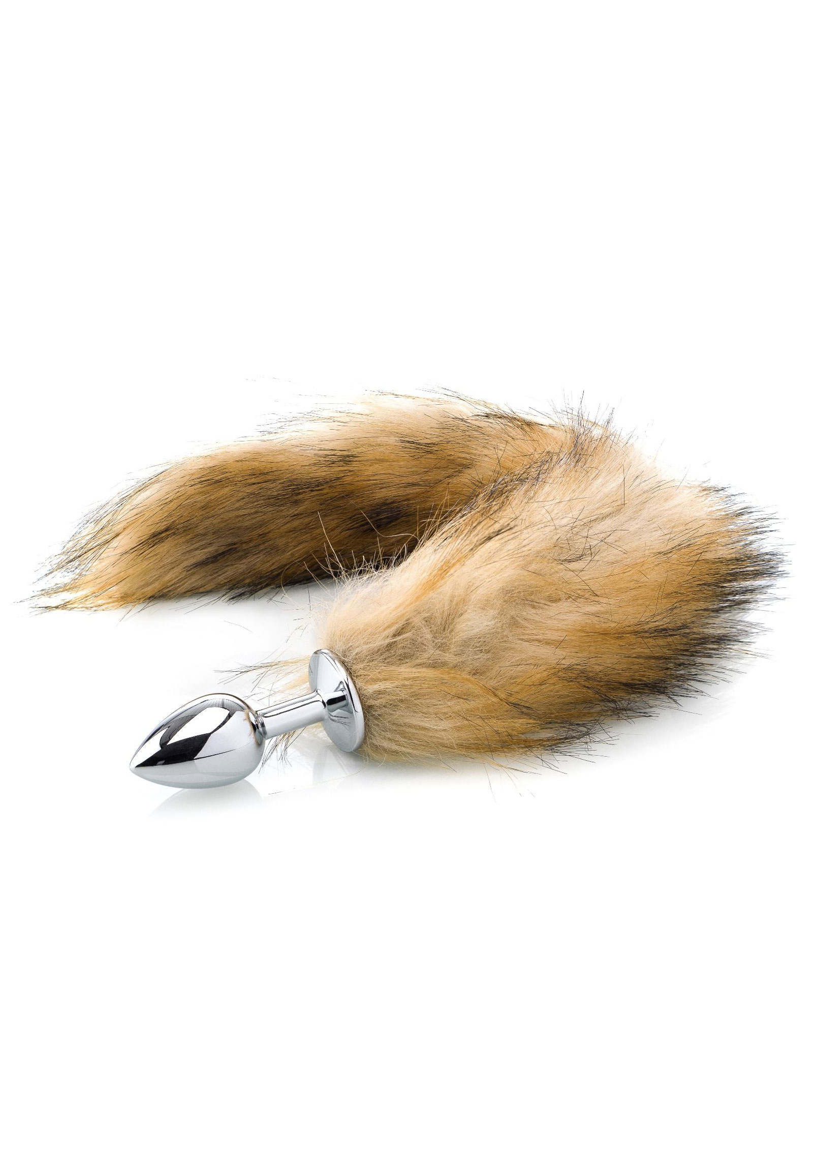 ZENN: Deluxe Fluffy Fox Butt Plug | Brown