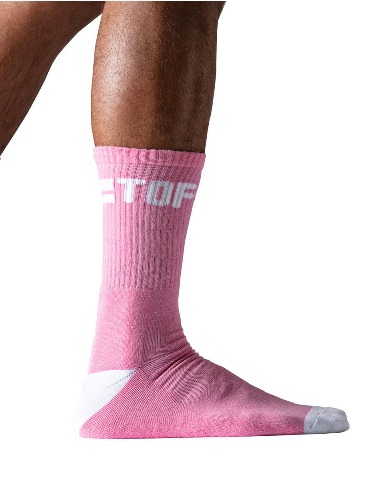 TOF Sport Socks | Pink/White