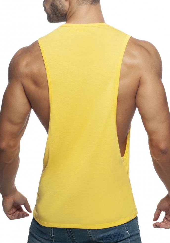 Addicted Low Rider Tank Top | Yellow