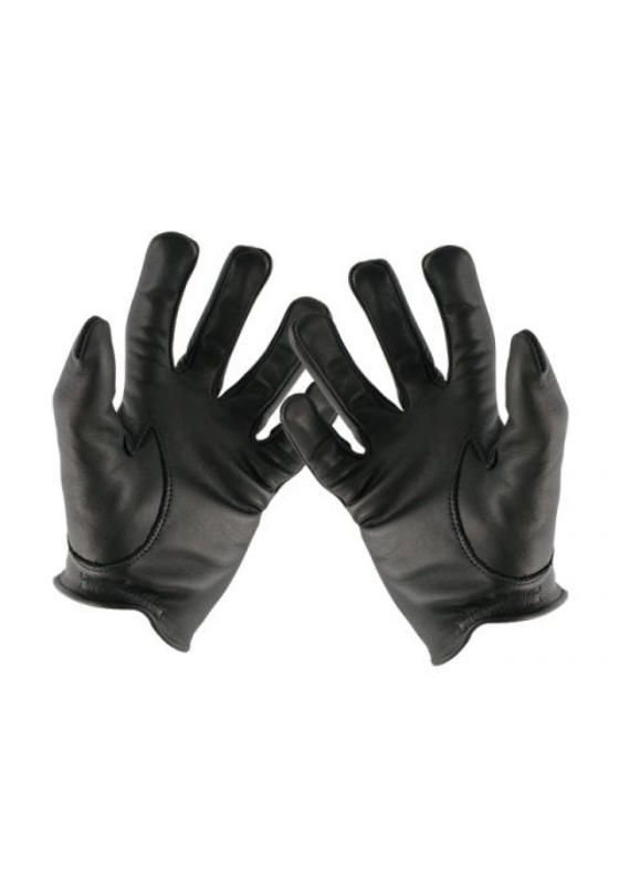 Mr. B: blk Leder Handschuhe Gloves Police