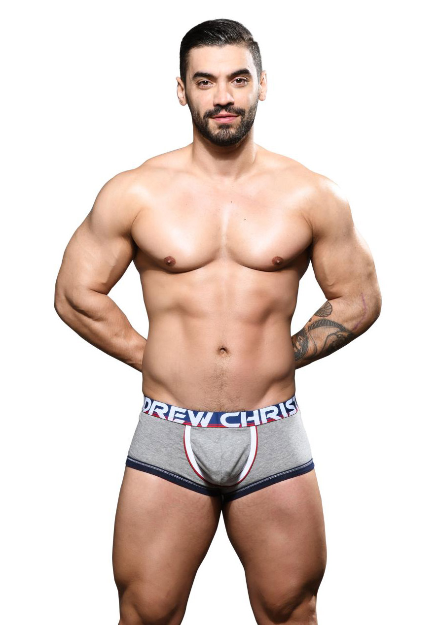 Andrew Christian CoolFlex Active Boxer w/Show-It | Heather Grey