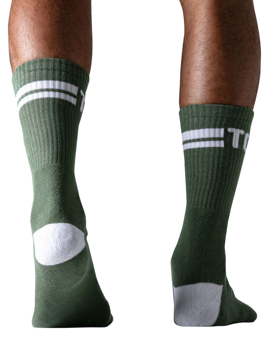 TOF Sport Socks | Khaki/White