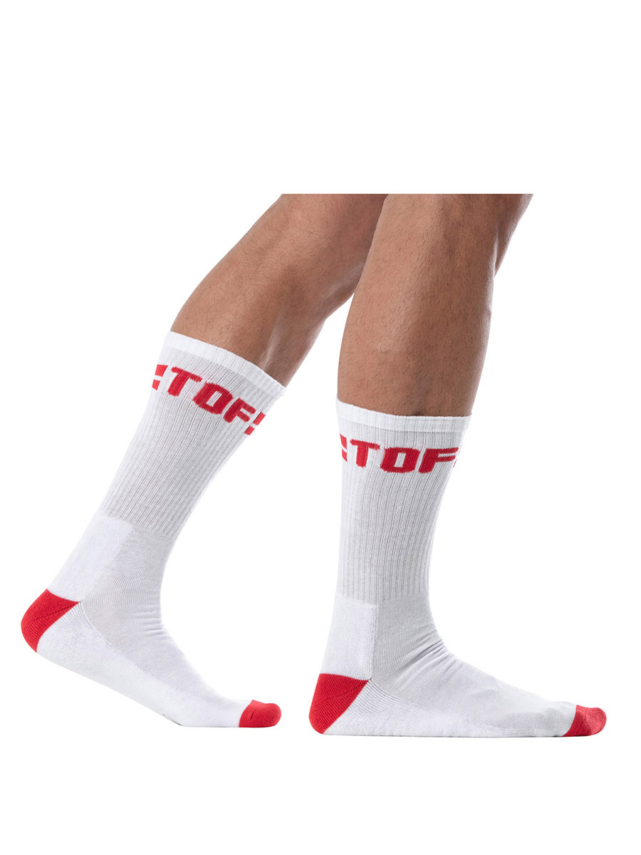 Socks Sport | White/Red 