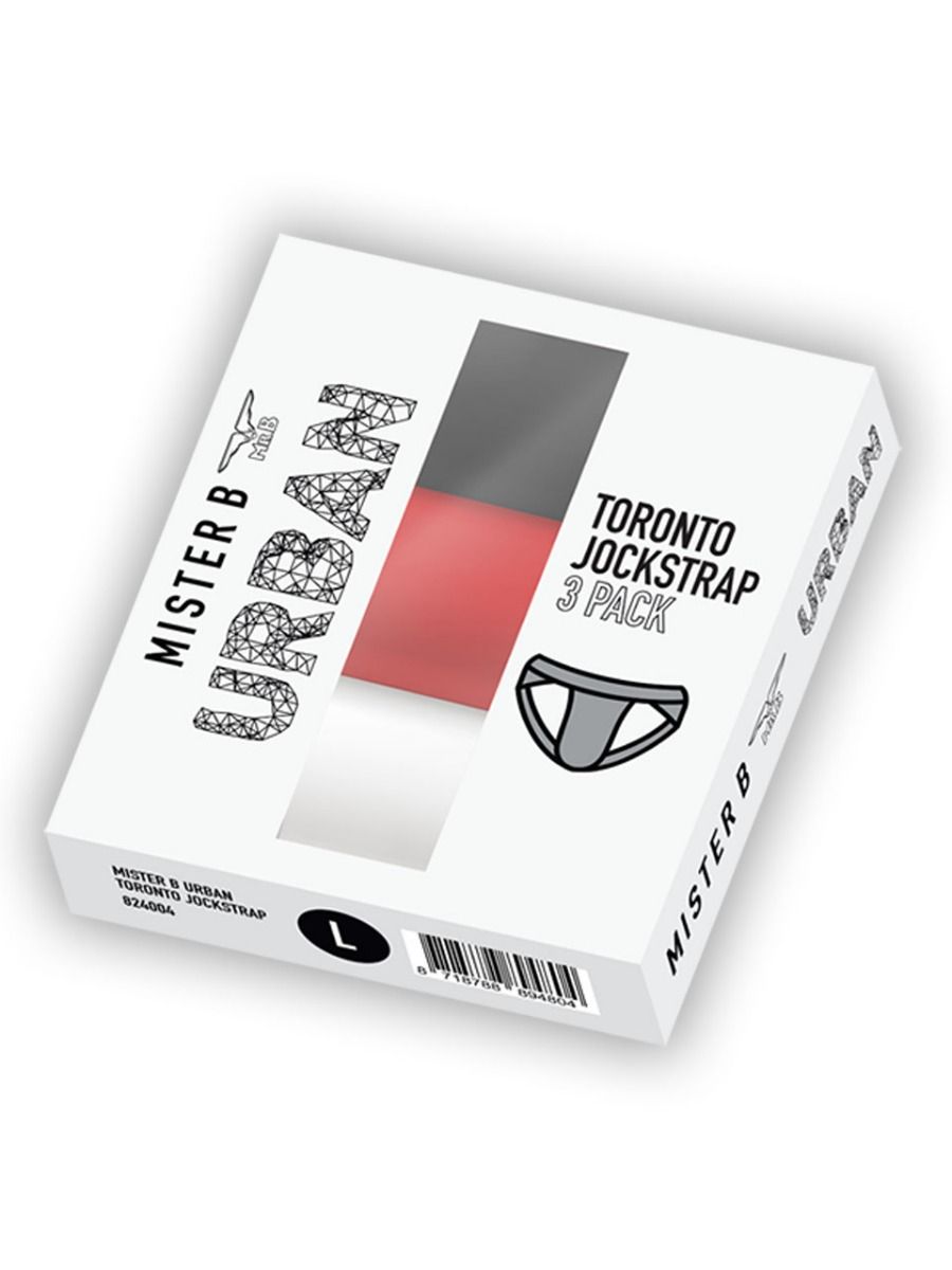 Mister B Urban Toronto Jockstrap 3-Pack