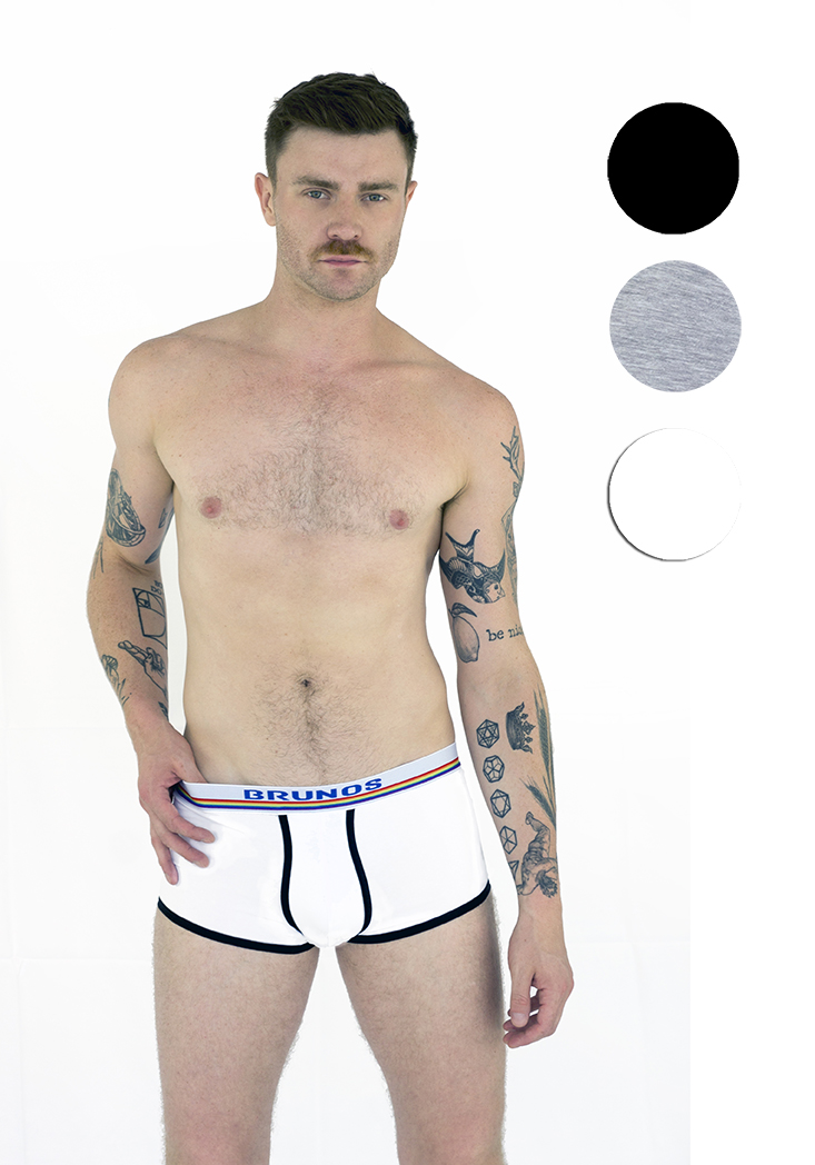 BRUNOS black/white/grey Boxer 3-Pack BRUNOS black/white/grey Boxer 3-Pack