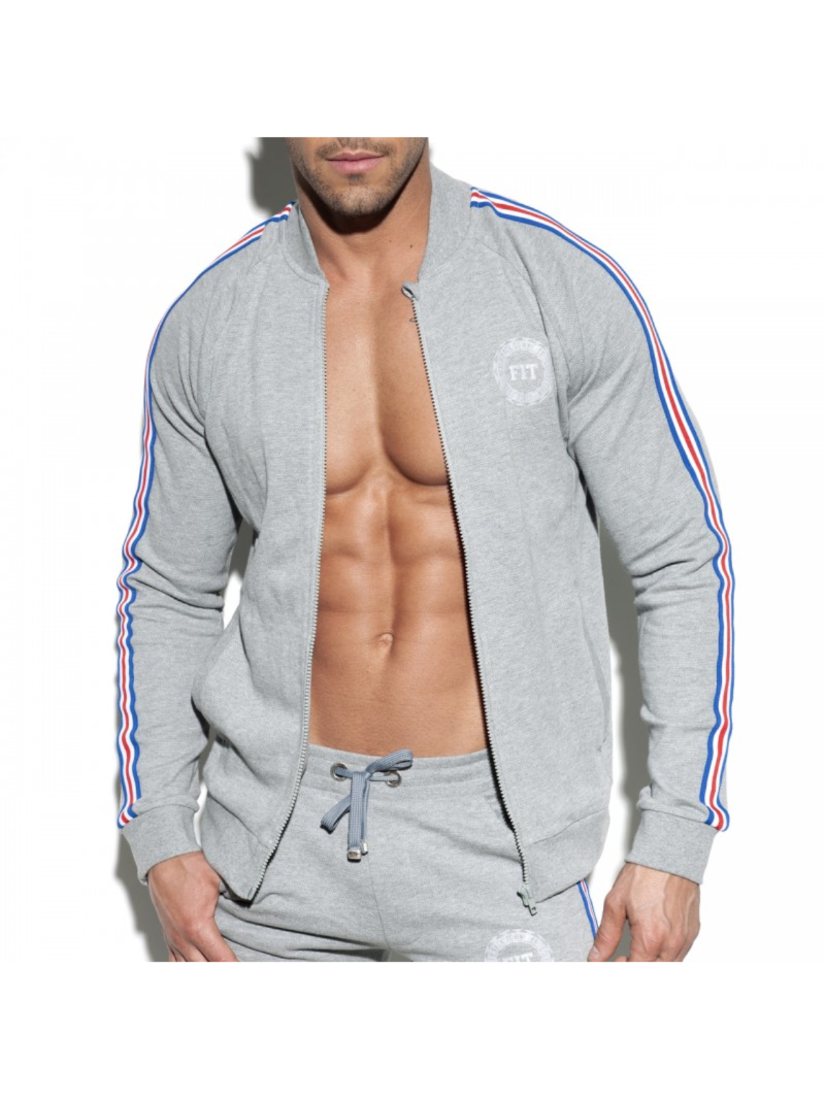 ES Collection Fit Tape Jacket | Heather Grey