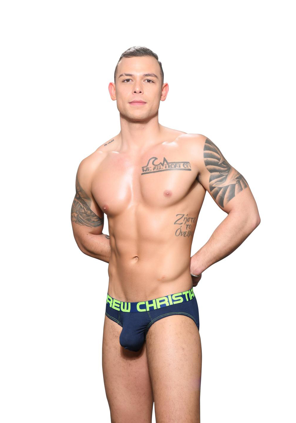Andrew Christian Bamboo Brief Almost Naked | Navy Andrew Christian Bamboo Brief Almost Naked | Navy