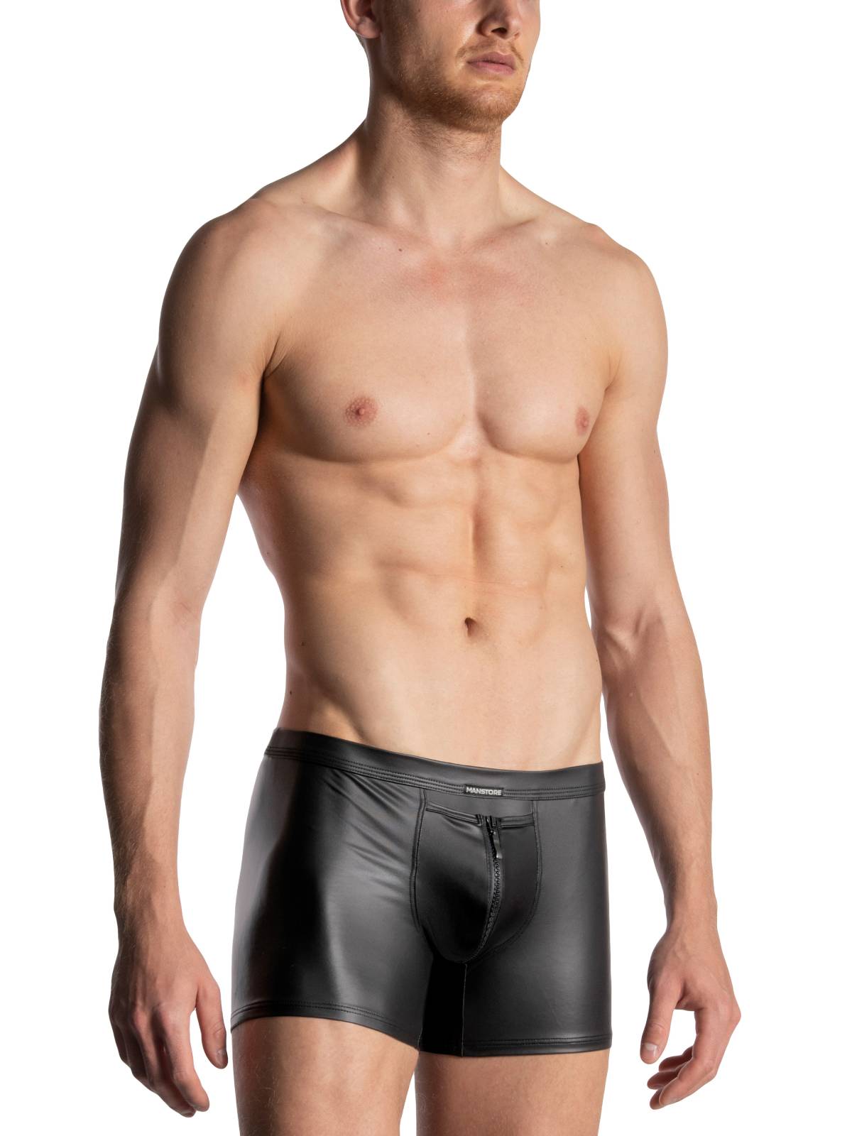 Manstore Zipped Pants | Black