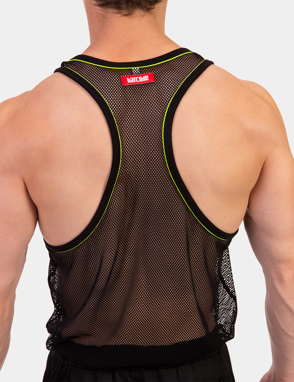 Barcode Berlin Tank Top Elmar | Black/Yellow Barcode Berlin Tank Top Elmar | Black/Yellow