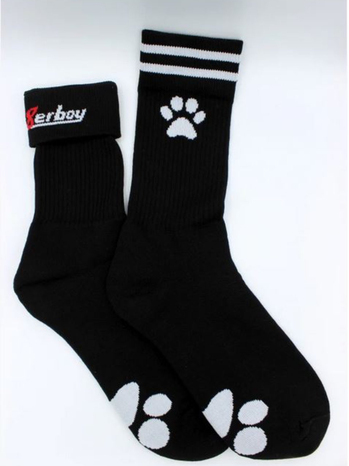 Socks "Puppy" Black|White