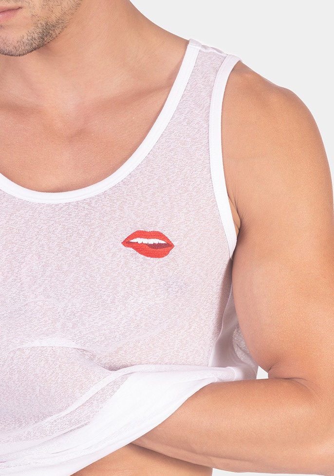 Barcode Berlin Tank Top Sveto | White Barcode Berlin Tank Top Sveto | White