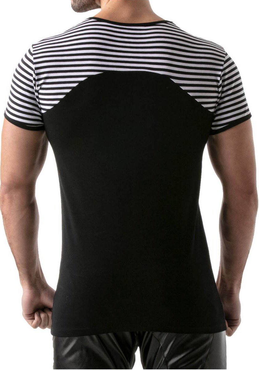 TOF Paris: T-Shirt Navy Stripes | Black