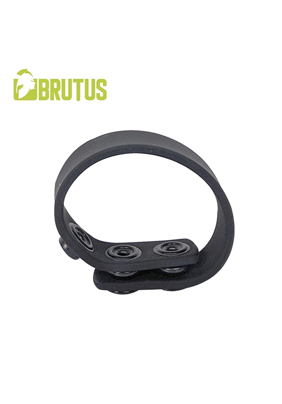 Brutus: 3 Snap Silicone Cock Ring