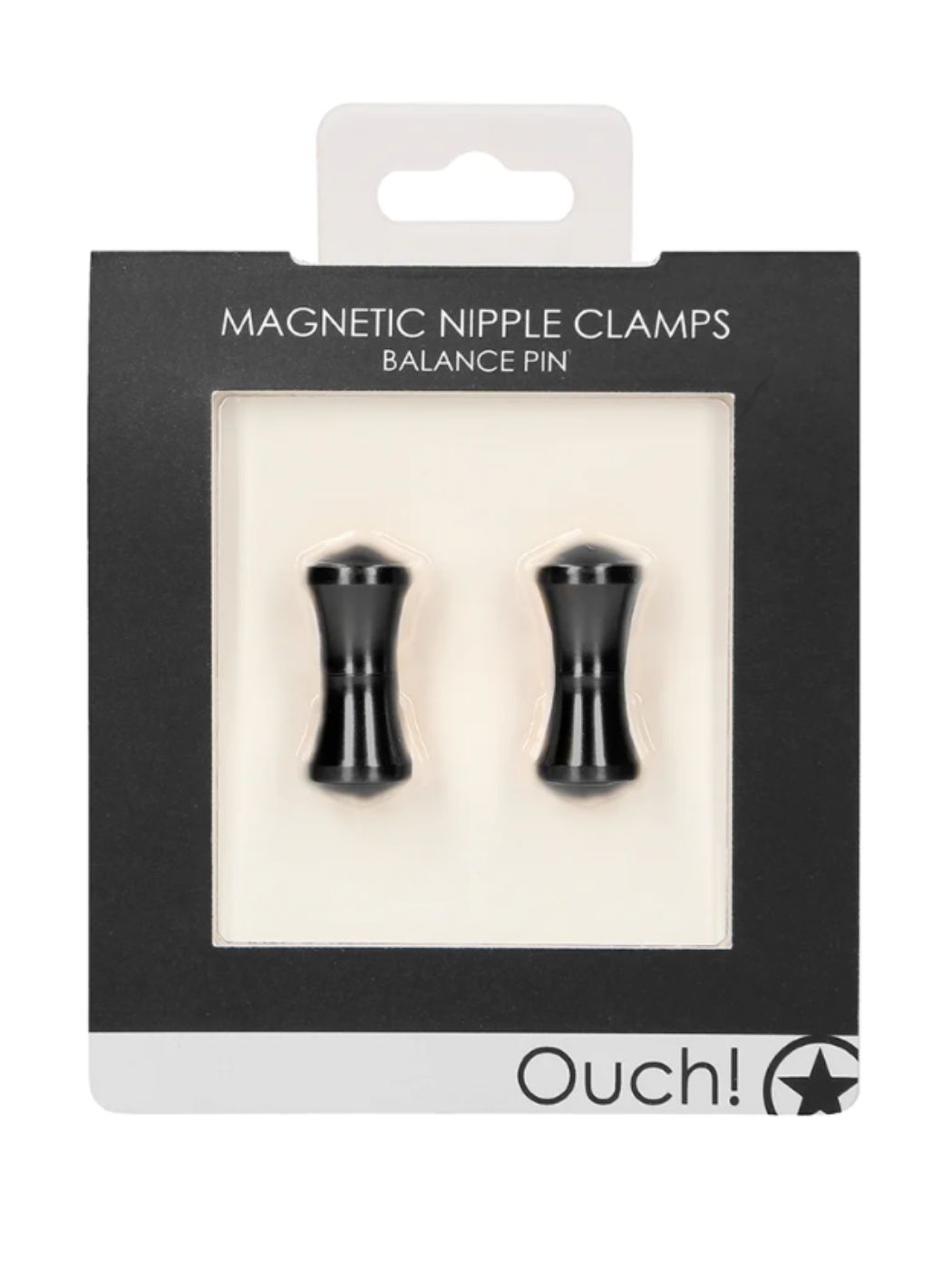 Shots: Magnetic Nipple Clamps - Balance Pin | Black