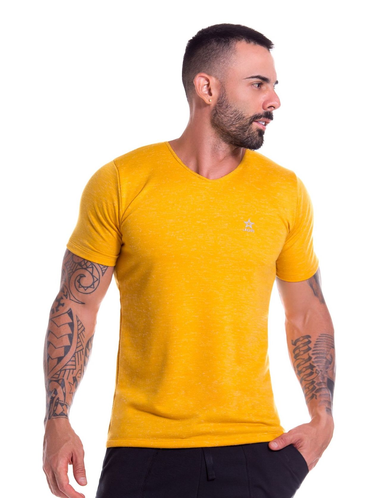 JOR T-Shirt Porto | Mustard