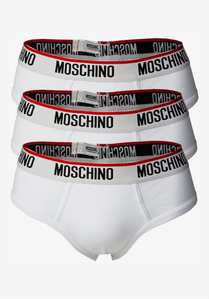 Moschino Brief 3-Pack | White