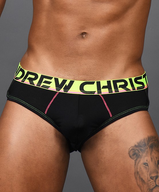 Andrew Christian Black CoolFlex Brief Show-It Andrew Christian Black CoolFlex Brief Show-It