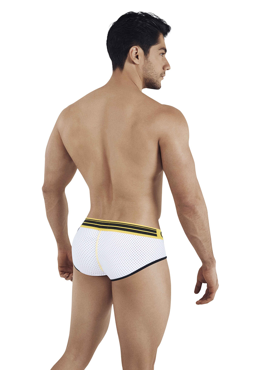 Clever Brasilea Piping Brief | White