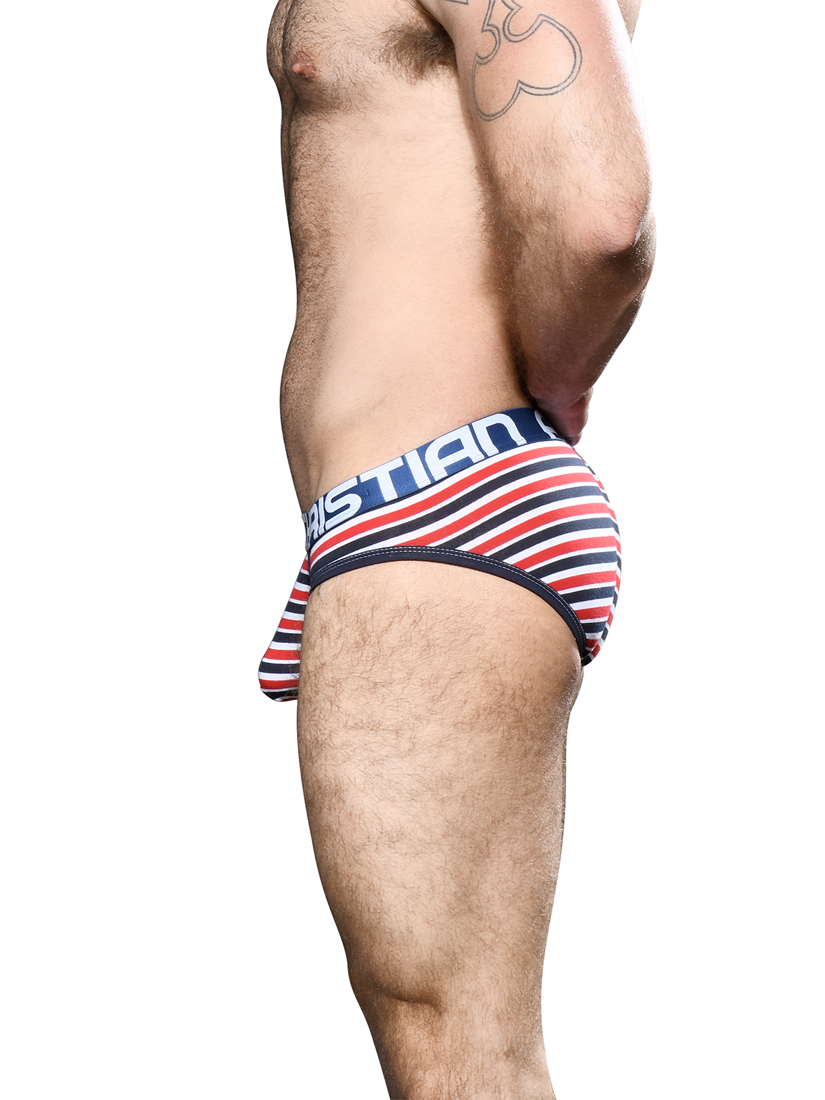 Andrew Christian Avalon Stripe Brief w/Almost Naked