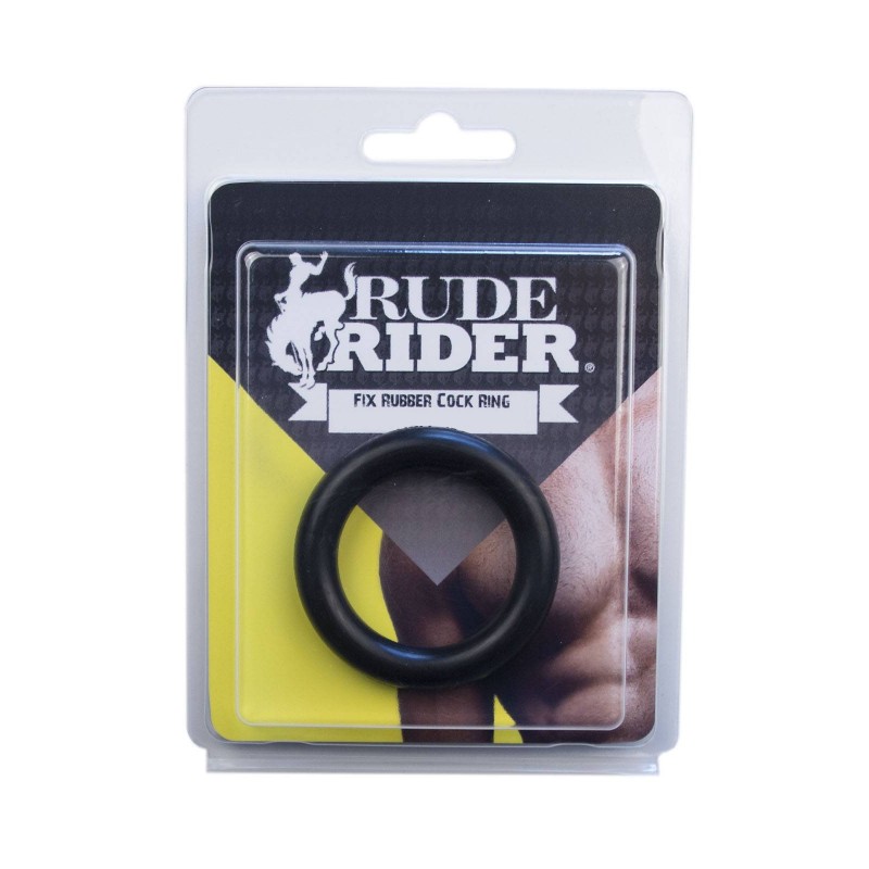 Rude Rider: Rubber Cock Ring Thick