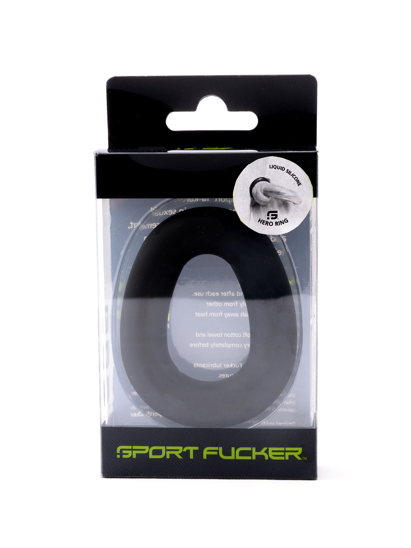 Sport Fucker: Liquid Silicone Hero Ring | Black